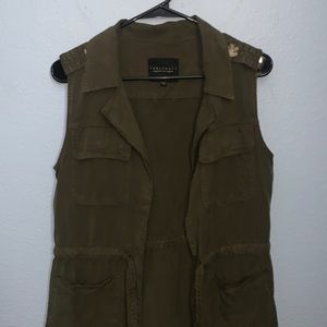 Army green vest